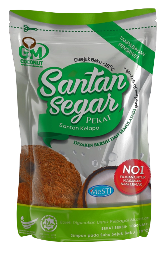 SANTAN GOLD - Pengeluar & Pembekal Santan Original, Santan Pati, Santan Pekat, Santan Asli, Santan Segar Lembah Klang, (Klang Valley) Selangor, Kuala Lumpur. Supply Coconut Milk Fresh Supplier, Distributor